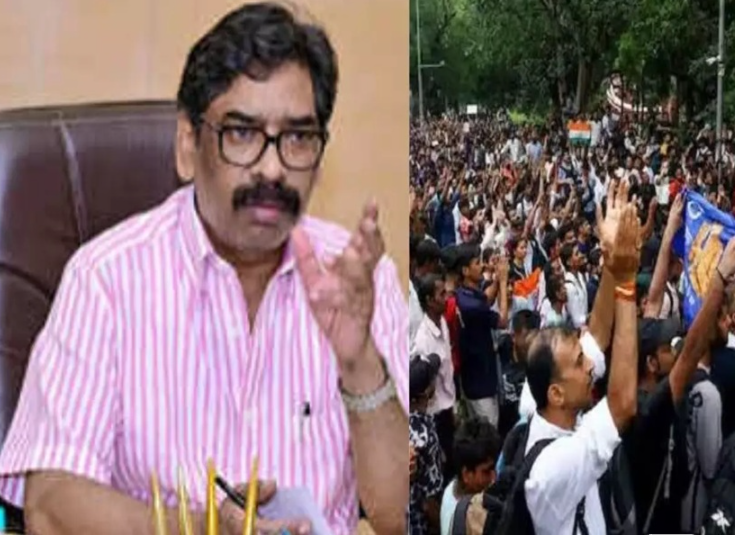 JPSC Protest: मीडिया के सामने वार्ता की मांग पर अड़े छात्र, सरकार से बातचीत का समय और स्थान तय नहीं